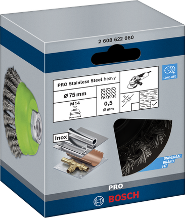 Kausshari PRO Stainless Steel heavy, 75 × 0,5 mm, keermega Bosch Professional – Bosch Professional