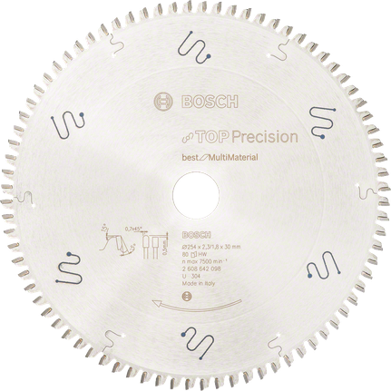 Ketassae ketas Top Precision Best for Multi Material, läbimõõt 254 mm Bosch Professional – Bosch Professional