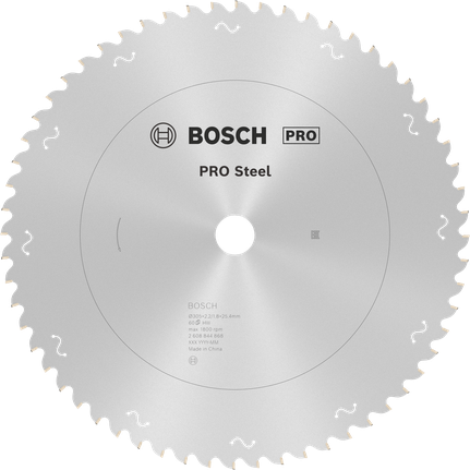Ketassae tera PRO Steel Corded, 305 × 2,2 × 25,4 mm, T60 Bosch Professional – Bosch Professional