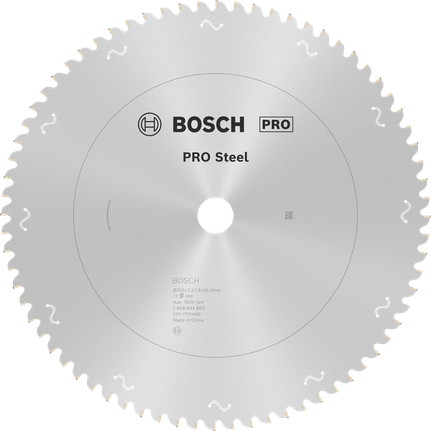 Ketassae tera PRO Steel Corded, 305 × 2,2 × 25,4 mm, T72 Bosch Professional – Bosch Professional