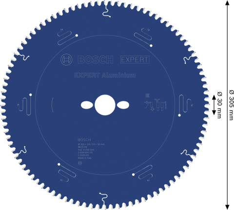 Ketassaetera EXPERT Aluminium, 305 × 2,8/2 × 30 mm, T96 Bosch EXPERT – Bosch EXPERT