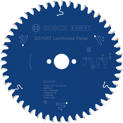 Ketassaetera EXPERT Laminated Panel, 160 × 2,2/1,6 × 20 mm, T48 Bosch EXPERT – Bosch EXPERT