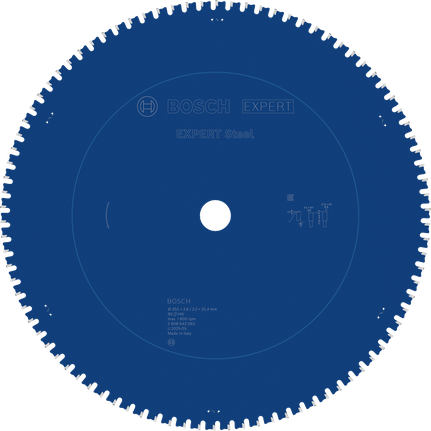 Ketassaetera EXPERT Steel, 355 × 2,6/2,2 × 25,4 mm, T90 Bosch EXPERT – Bosch EXPERT