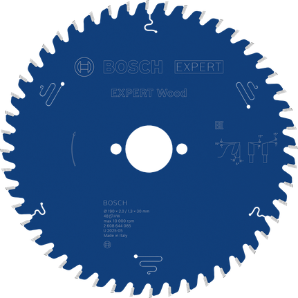 Ketassaetera EXPERT Wood, 190 × 2/1,3 × 30 mm, T48 Bosch EXPERT – Bosch EXPERT