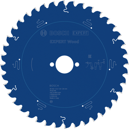 Ketassaetera EXPERT Wood, 216 × 2,4/1,8 × 30 mm, T40 Bosch EXPERT – Bosch EXPERT
