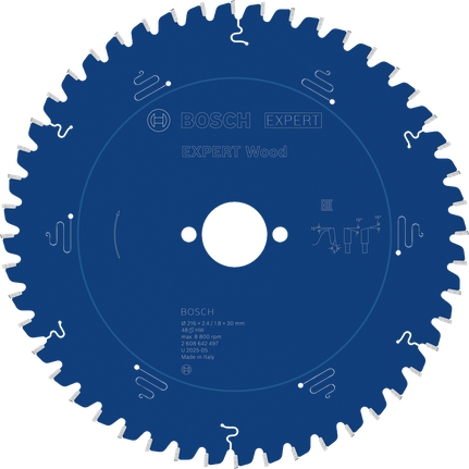 Ketassaetera EXPERT Wood, 216 × 2,4/1,8 × 30 mm, T48 Bosch EXPERT – Bosch EXPERT