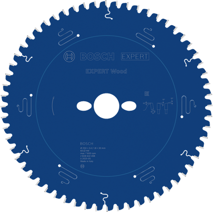 Ketassaetera EXPERT Wood, 250 × 2,4/1,8 × 30 mm, T60 Bosch EXPERT – Bosch EXPERT