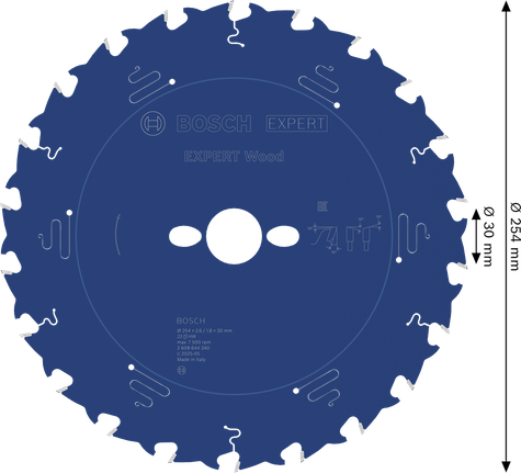 Ketassaetera EXPERT Wood, 254 × 2,6/1,8 × 30 mm, T22 Bosch EXPERT – Bosch EXPERT