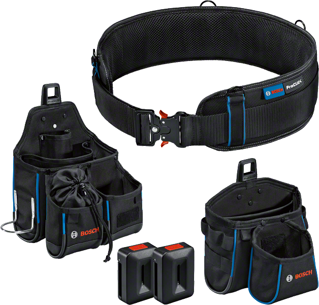 Bosch Professional Tööriistakomplekt: 1x vöö 93, 1x GWT 2, 1x GWT 4, 2x ProClick Holder – Bosch Professional