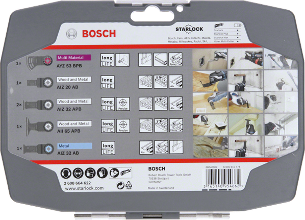 Komplekt Starlock elektri- ja kipsitöödeks Bosch Professional – Bosch Professional