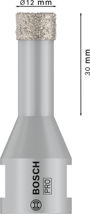 Kroonpuur PRO Ceramic dry, 12 × 30 × 14 mm Bosch Professional – Bosch Professional