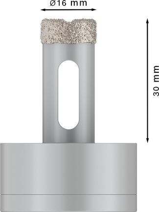 Kroonpuur PRO Ceramic dry, 16 × 30 mm, X-Lock Bosch Professional – Bosch Professional