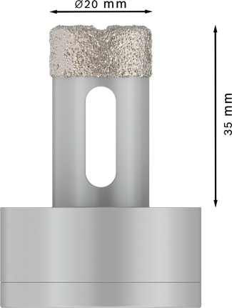 Kroonpuur PRO Ceramic dry, 20 × 35 mm, X-Lock Bosch Professional – Bosch Professional