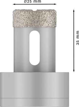 Kroonpuur PRO Ceramic dry, 25 × 35 mm, X-Lock Bosch Professional – Bosch Professional