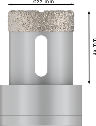 Kroonpuur PRO Ceramic dry, 32 × 35 mm, X-Lock Bosch Professional – Bosch Professional