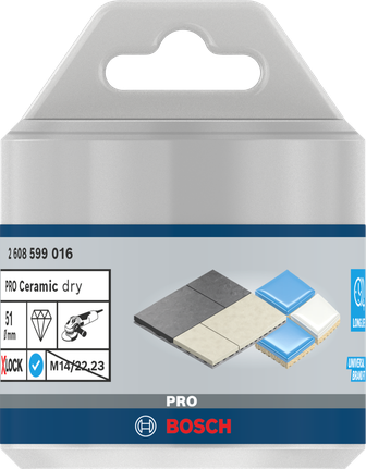 Kroonpuur PRO Ceramic dry, 51 × 35 mm, X-Lock Bosch Professional – Bosch Professional