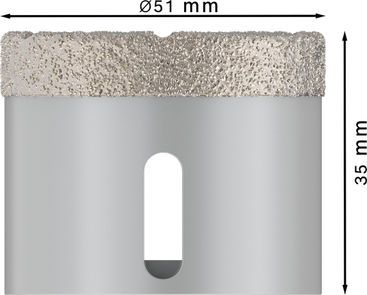 Kroonpuur PRO Ceramic dry, 51 × 35 mm, X-Lock Bosch Professional – Bosch Professional
