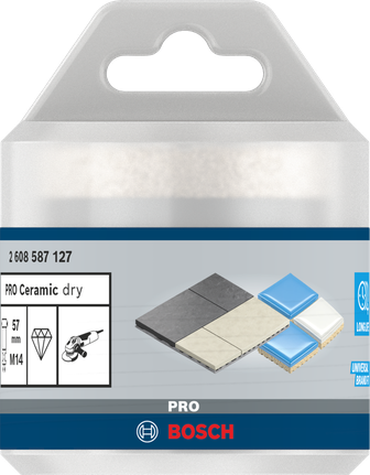 Kroonpuur PRO Ceramic dry, 57 × 35 × 14 mm Bosch Professional – Bosch Professional