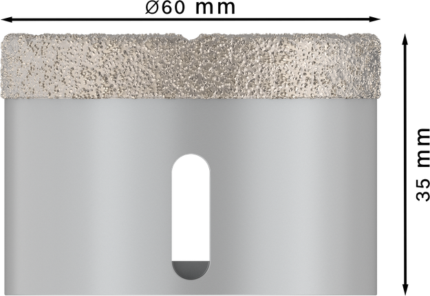 Kroonpuur PRO Ceramic dry, 60 × 35 mm, X-Lock Bosch Professional – Bosch Professional