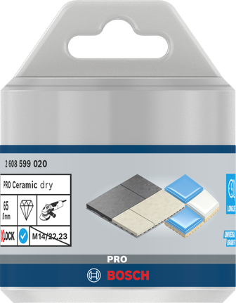 Kroonpuur PRO Ceramic dry, 65 × 35 mm, X-Lock Bosch Professional – Bosch Professional
