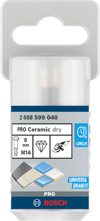 Kroonpuur PRO Ceramic dry, 8 × 30 × 14 mm Bosch Professional – Bosch Professional