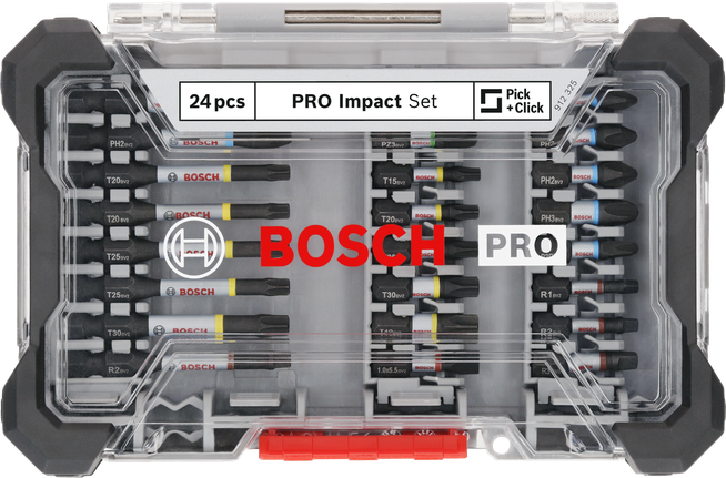 Kruviotsakute komplekt PRO Impact, 24 tk Bosch Professional – Bosch Professional