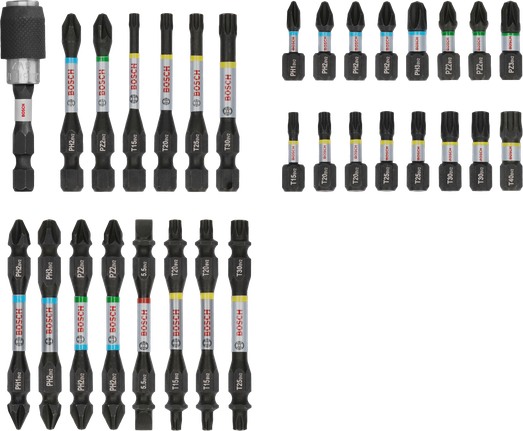 Kruviotsakute komplekt PRO Impact, 31 tk Bosch Professional – Bosch Professional