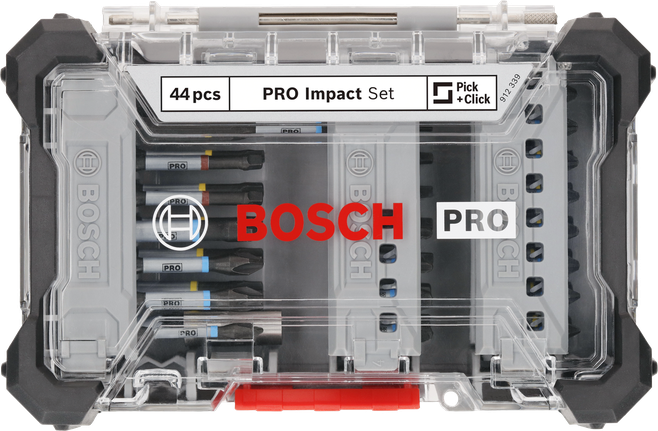 Kruviotsakute komplekt PRO Impact, 44 tk Bosch Professional – Bosch Professional
