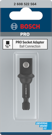 Padruniadapter kuulühendusega PRO, 1/2", 50 mm Bosch Professional – Bosch Professional