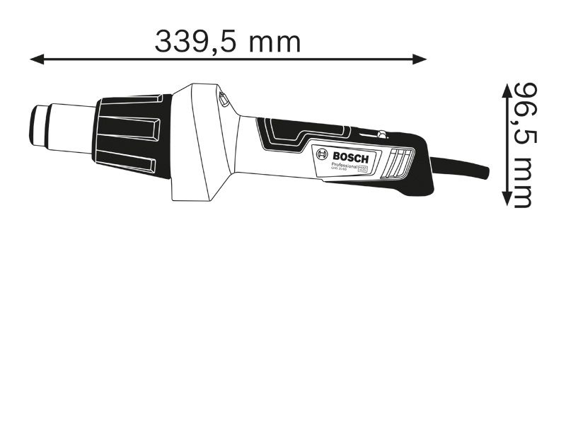 Kuumaõhupuhur Bosch Professional GHG 20-60 – Bosch Professional