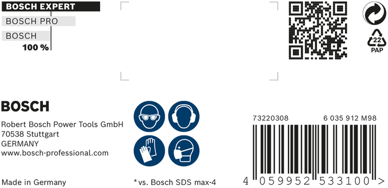 Löökpuur EXPERT SDS max-8X, 22 × 800 × 920 mm Bosch EXPERT – Bosch EXPERT