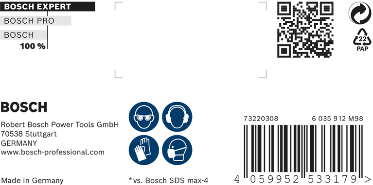 Löökpuur EXPERT SDS max-8X, 25 × 800 × 920 mm Bosch EXPERT – Bosch EXPERT