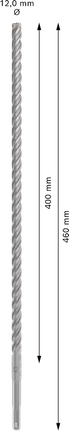 Löökpuur PRO SDS plus-5X, 12 × 400 × 460 mm Bosch Professional – Bosch Professional