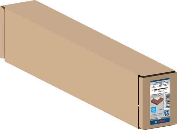 Lamepeitel PRO SDS max-4C, 25 × 600 mm, 5 tk Bosch Professional – Bosch Professional
