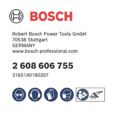 Lihvpaber PRO F355, 125 mm, G60, 10 tk Bosch Professional – Bosch Professional