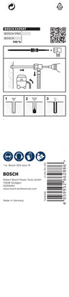 Löökpuur EXPERT SDS Clean plus-8X 6 x 100 x 225 Bosch EXPERT – Bosch EXPERT