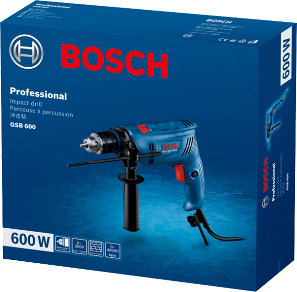 Löökpuurtrell Bosch Professional GSB 600 – Bosch Professional