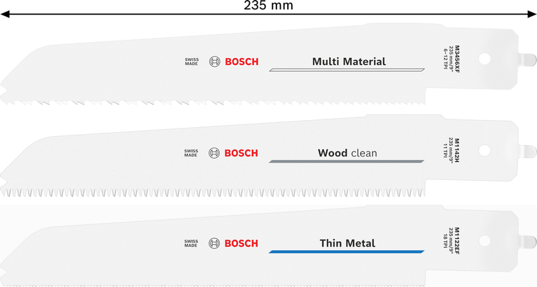 M-varrega tiigersaelehtede komplekt, 3 tk Bosch Professional – Bosch Professional