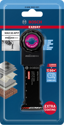 Mitmeotstarbelise tööriista leht EXPERT MultiMax MAII 32 APIT, 32 mm Bosch EXPERT – Bosch EXPERT