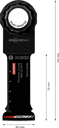 Mitmeotstarbelise tööriista leht EXPERT MultiMax MAII 32 APIT, 32 mm Bosch EXPERT – Bosch EXPERT