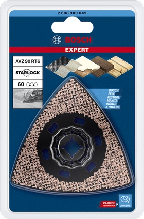 Mitmeotstarbelise tööriista leht EXPERT Sanding Plate AVZ 90 RT6, 90 mm Bosch EXPERT – Bosch EXPERT