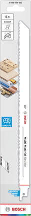 Multi Material painduv S1222VF tera, 0,9 × 19 × 300 mm, 5 tk Bosch Professional – Bosch Professional