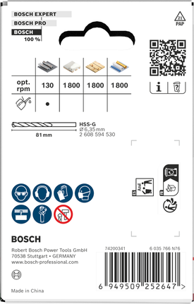 Multi Material spindliga augusaag, 65 x 40 mm Bosch Professional – Bosch Professional