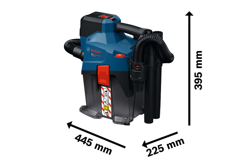 Akutolmuimeja Bosch GAS18V-6 LS, solo - Pilt 8