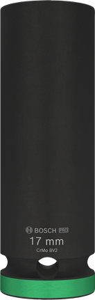 Padrunvõti PRO Impact, 1/2 tolli, 17 mm, sügav Bosch Professional – Bosch Professional