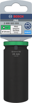 Padrunvõti PRO Impact, 1/2 tolli, 24 mm, sügav Bosch Professional – Bosch Professional