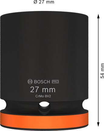 Padrunvõti PRO Impact, 3/4 tolli, 27 mm, standardne Bosch Professional – Bosch Professional
