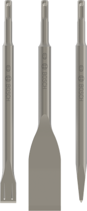 Peitlikomplekt PRO SDS plus-5C, teravaotsalised 250, plaadi 40 × 260, labidakujulised 20 × 250 mm, 3 tk Bosch Professional – Bosch Professional