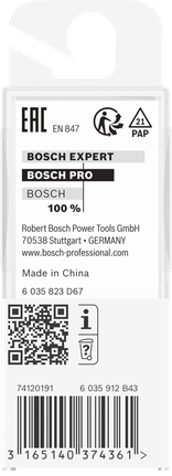 Bosch Professional alumise laagriga tasapinnaline freesitera, Ø 12,7 x L 12,7, varre läbimõõt 6 mm – Bosch Professional