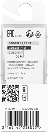 Bosch Professional alumise laagriga tasapinnaline freesitera, Ø 12,7 x L 25,4, varre läbimõõt 8 mm – Bosch Professional